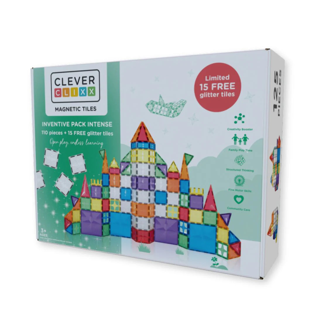 Cleverclixx - inventive pack intense 110st + 15 gratis glitter tegels