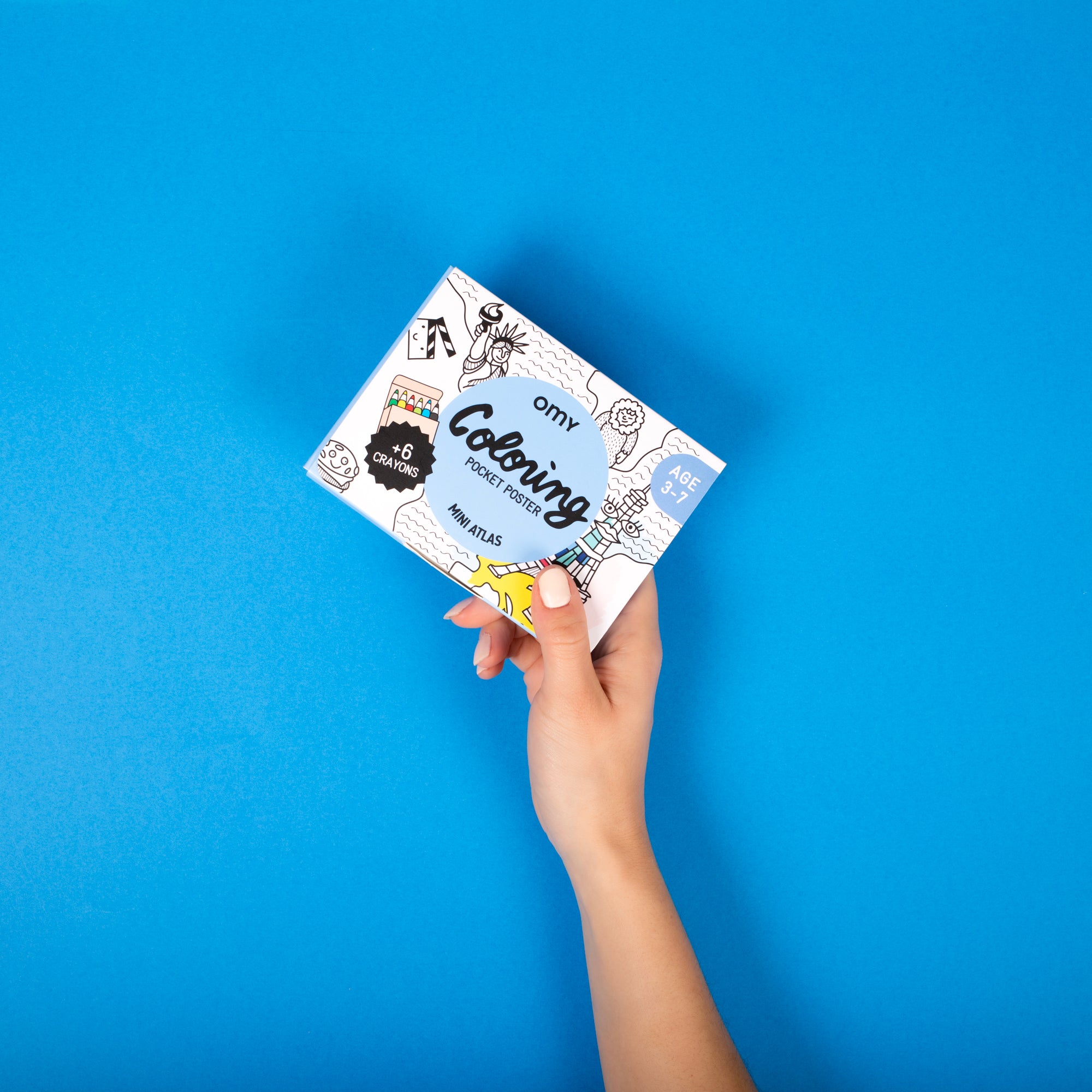 OMY - coloring pocket - mini atlases