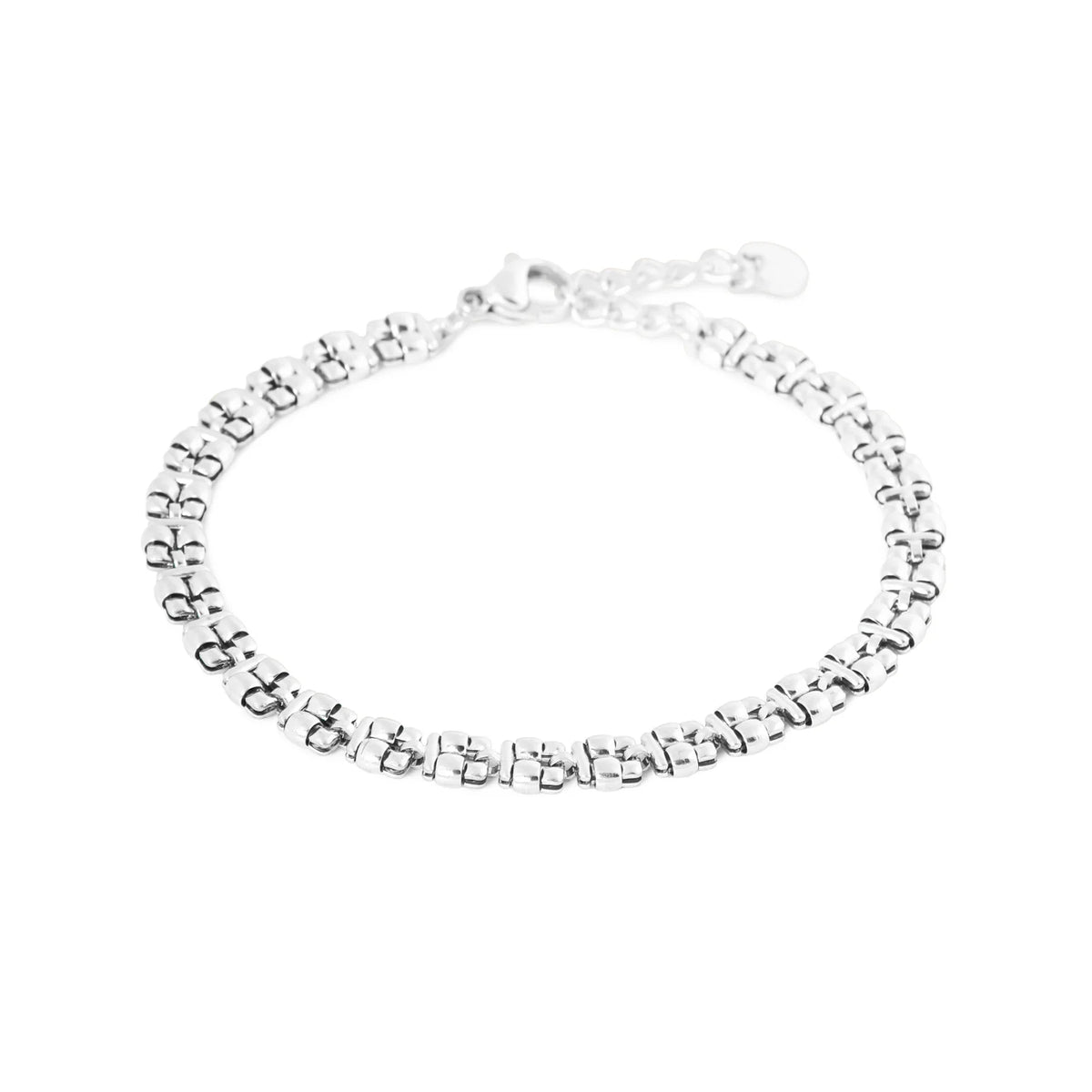 Label Kiki - classic square bracelet silver