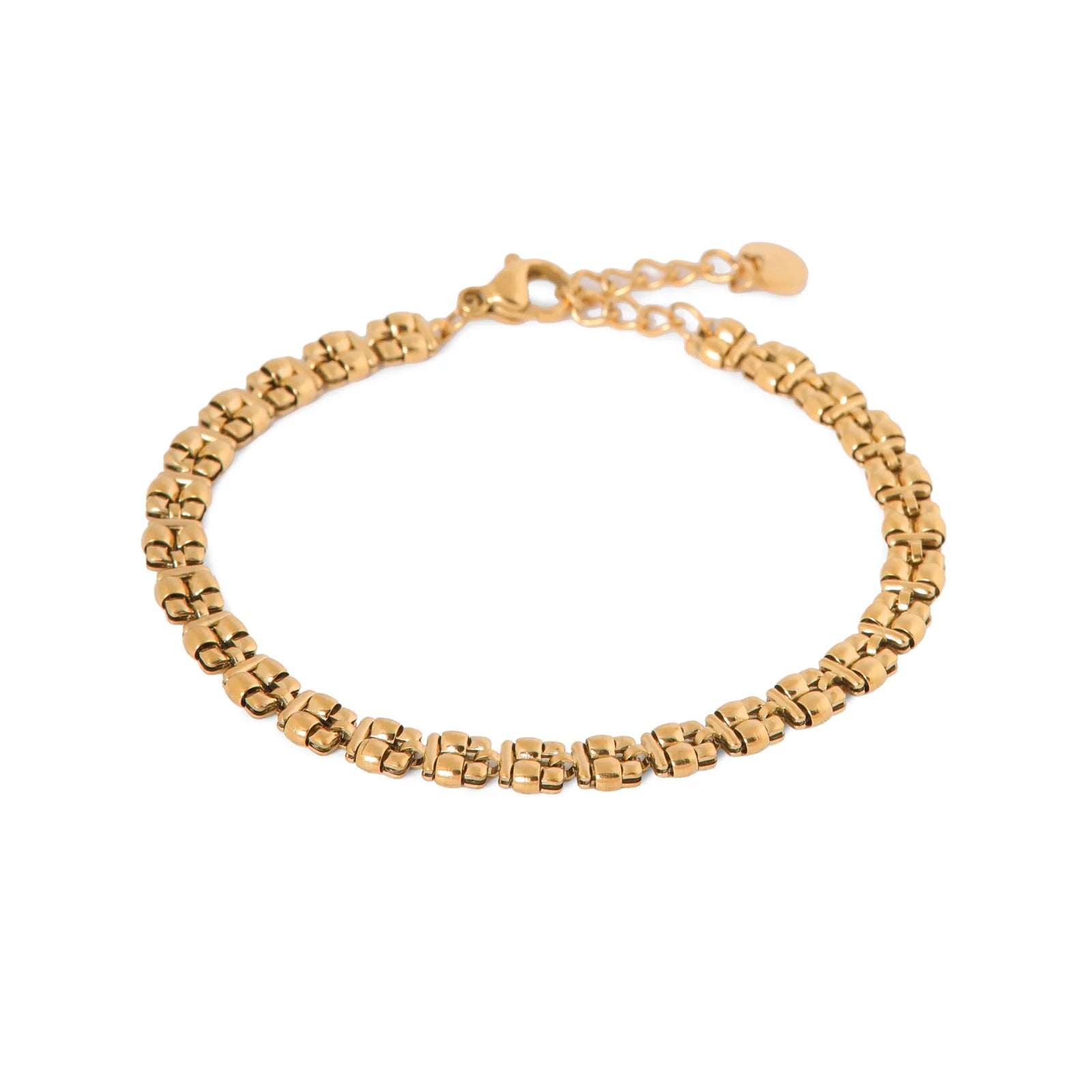 Label Kiki - classic square bracelet gold
