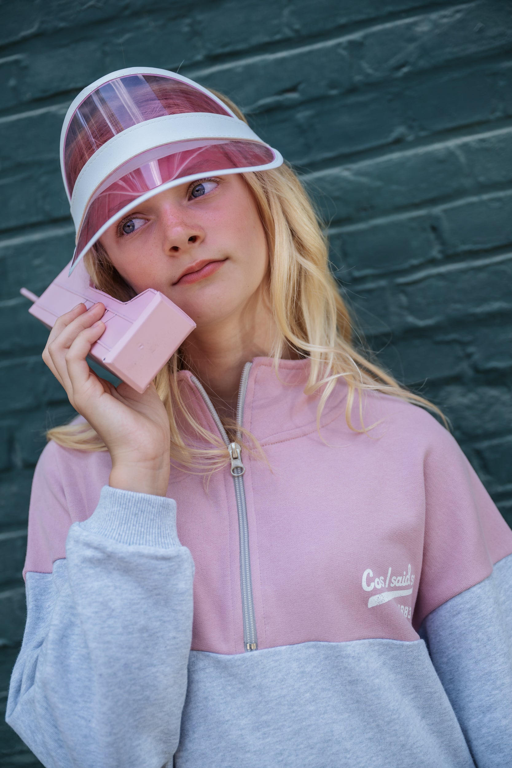 Cos I Said So - zip sweater - polignac / grey melange