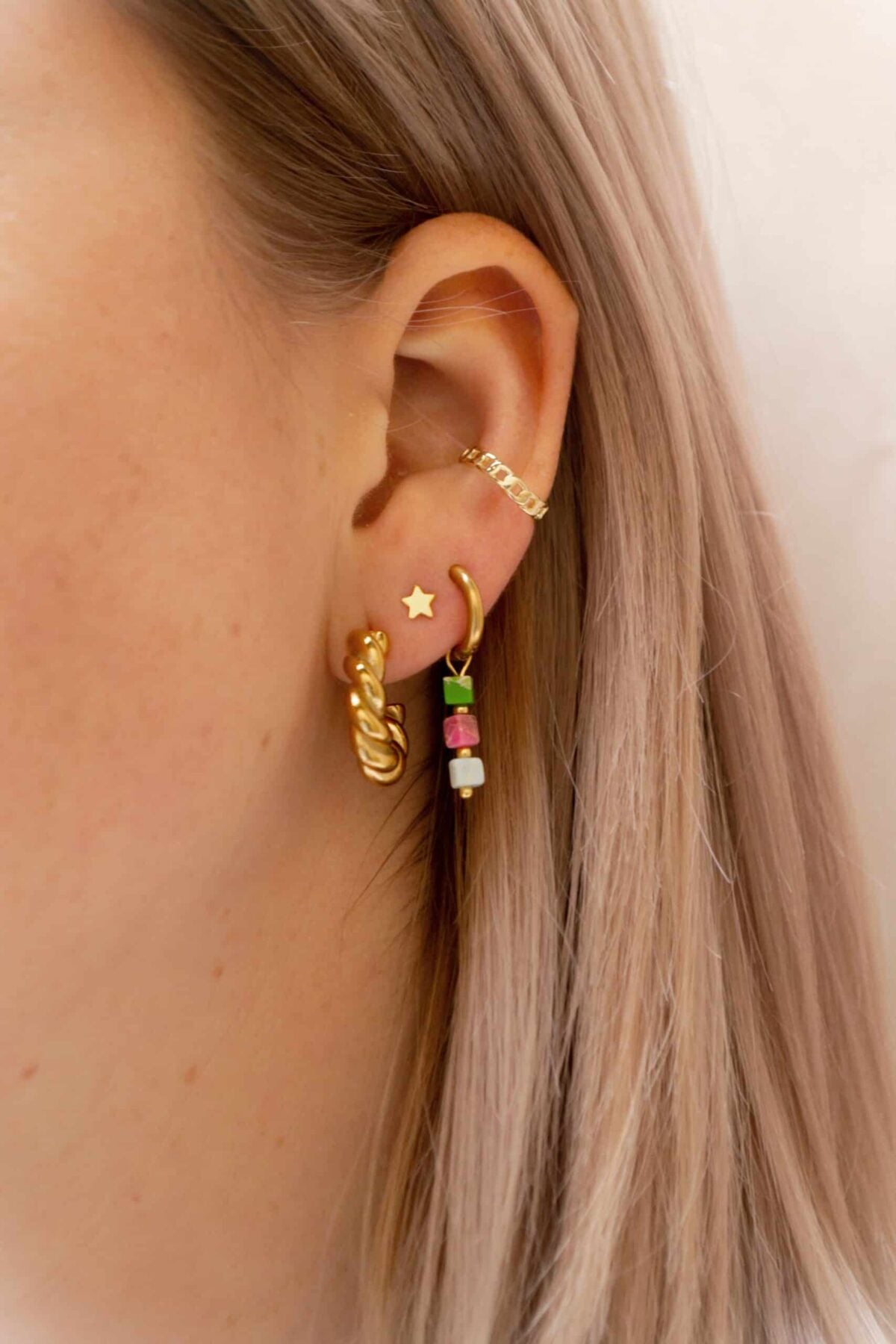 Label Kiki - studs mini star gold