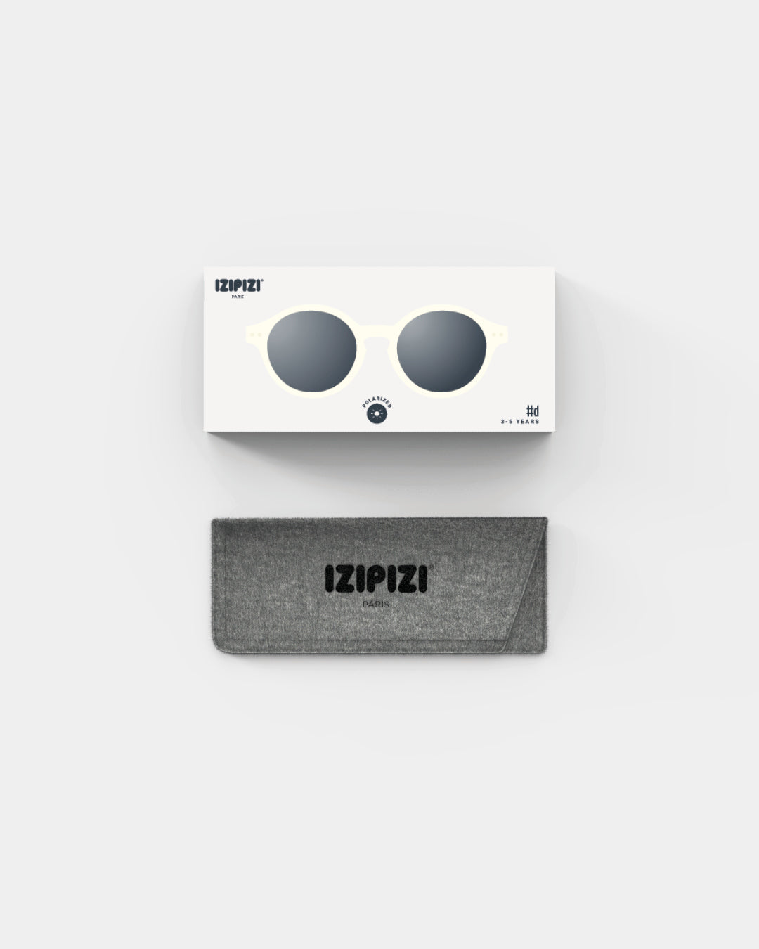 IZIPIZI - zonnebril #D kids plus (3-5jr) - milk
