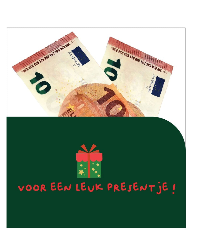 Mailbox - wenskaart - een centje...