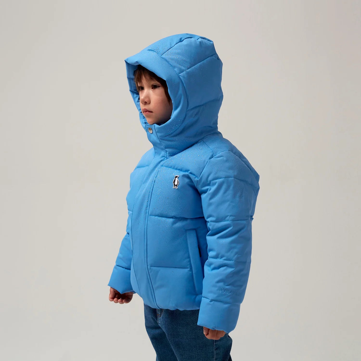 Gosoaky - winterjas dragon eye - marina blue