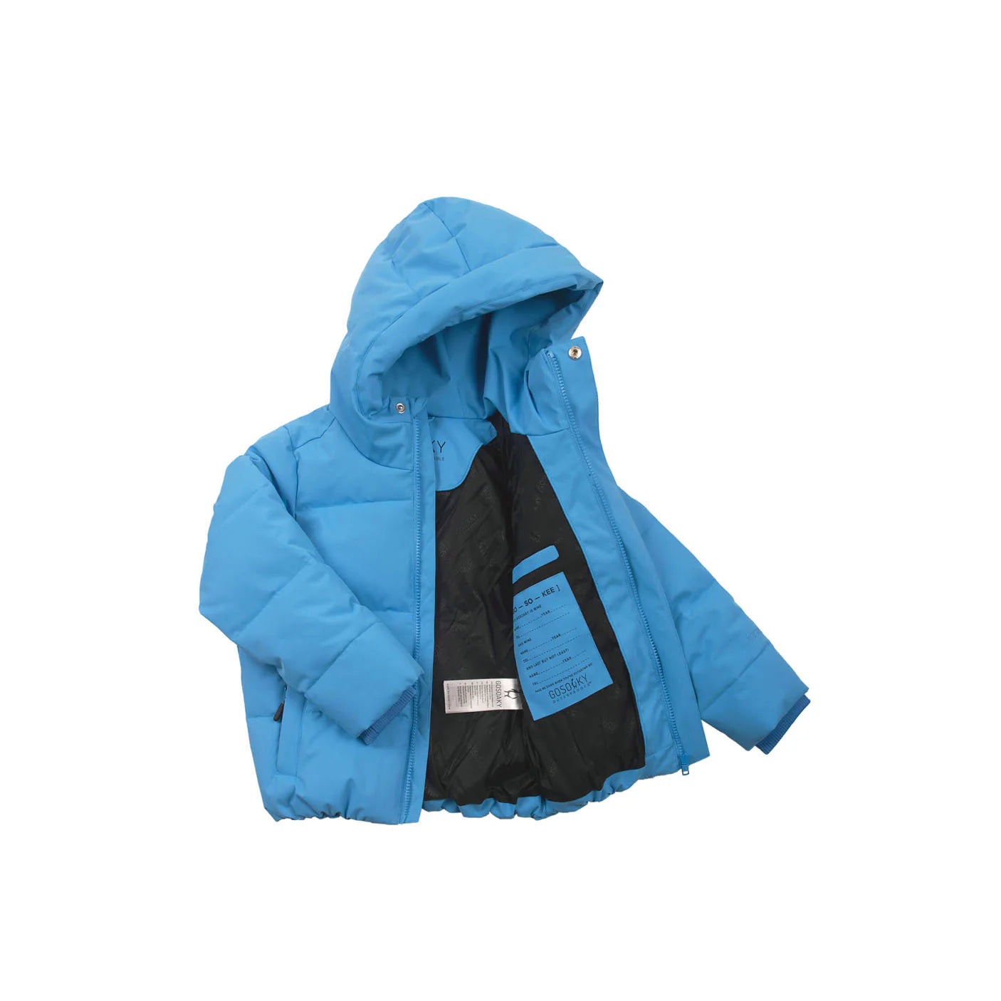 Gosoaky - winterjas dragon eye - marina blue
