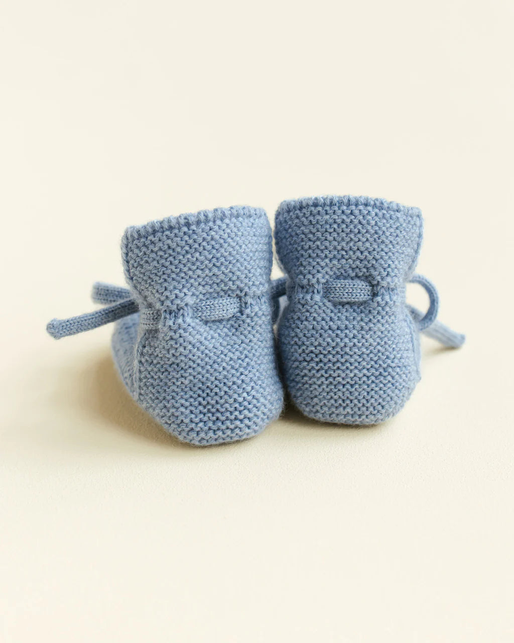 Hvid - booties - light blue