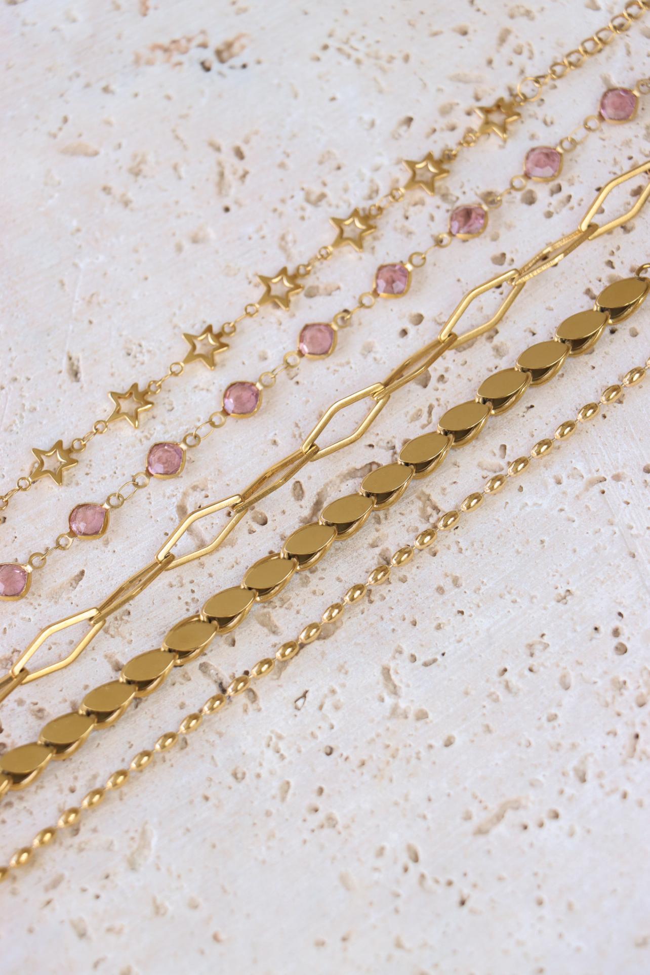Label Kiki - wobbly bracelet gold