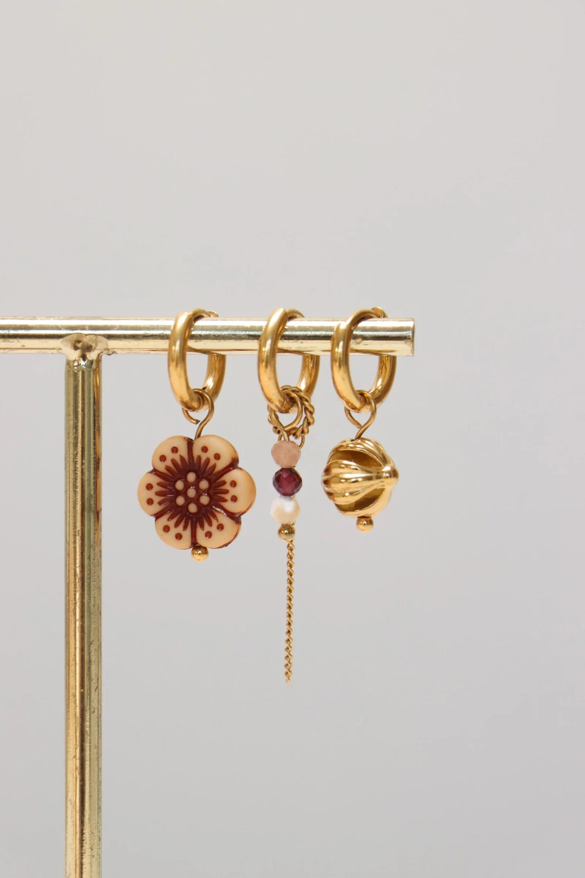Label Kiki - chain morello hoop gold