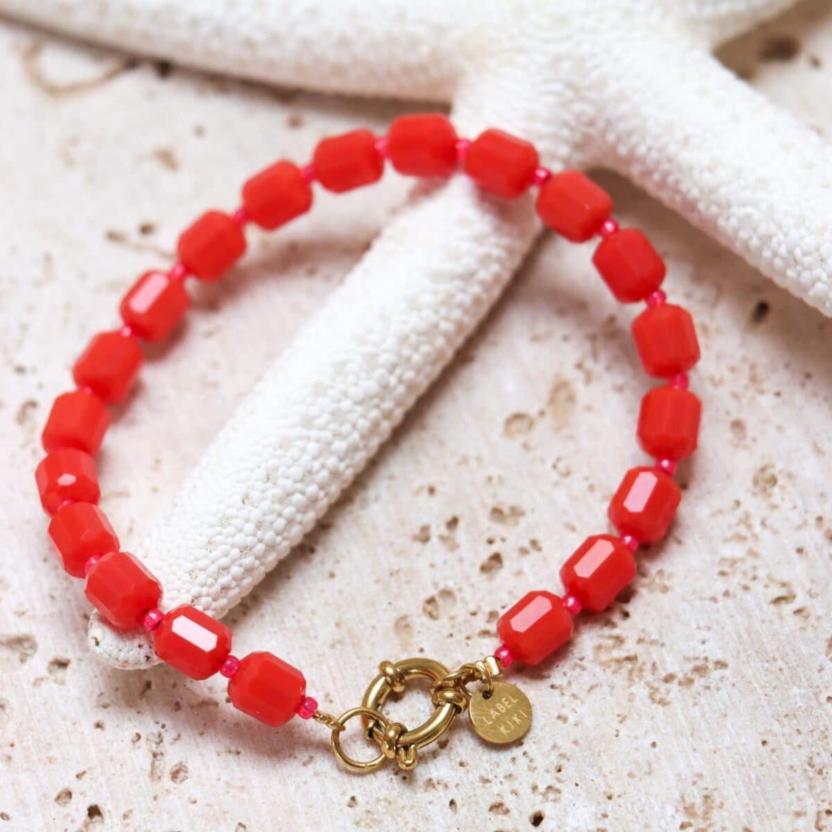 Label Kiki - strawberry bracelet gold