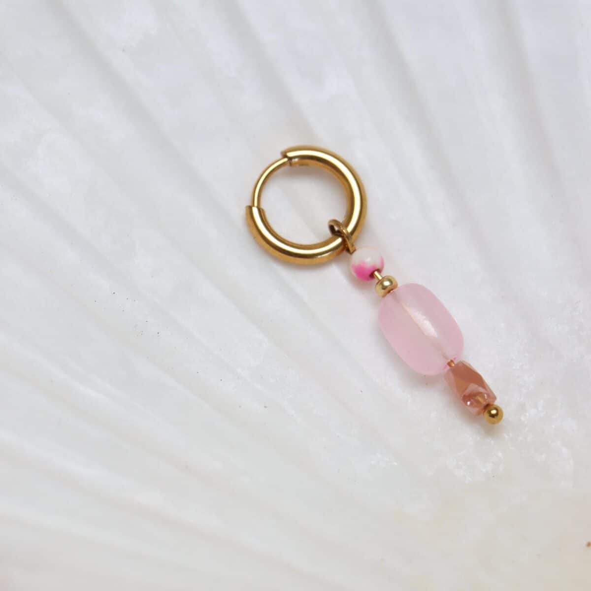 Label Kiki - jellybean hoop gold