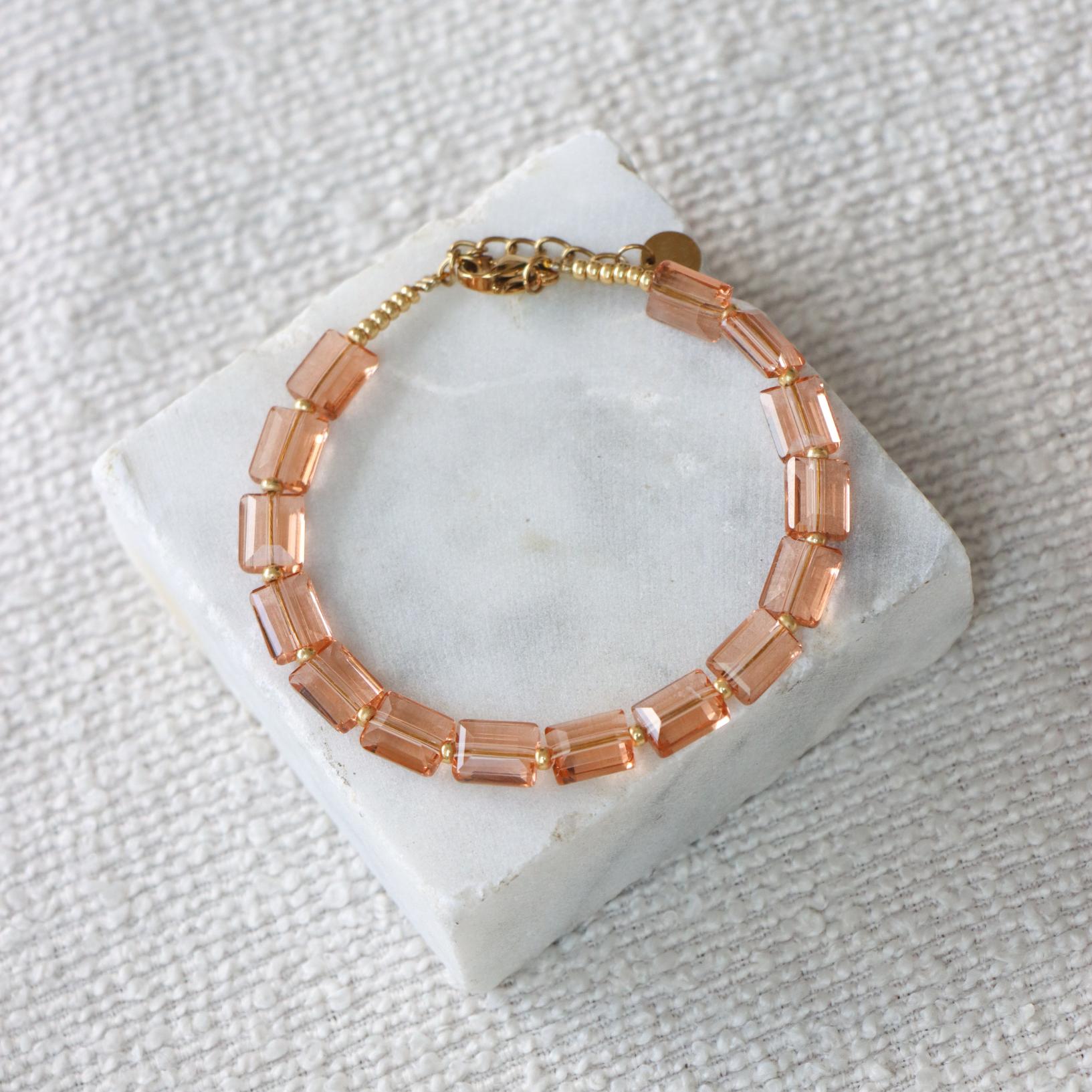 Label Kiki - blush bracelet gold