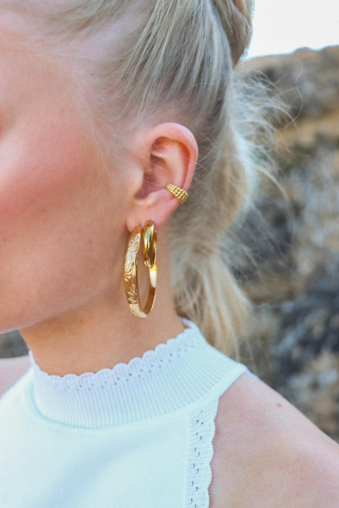 Label Kiki - ella big hoop gold