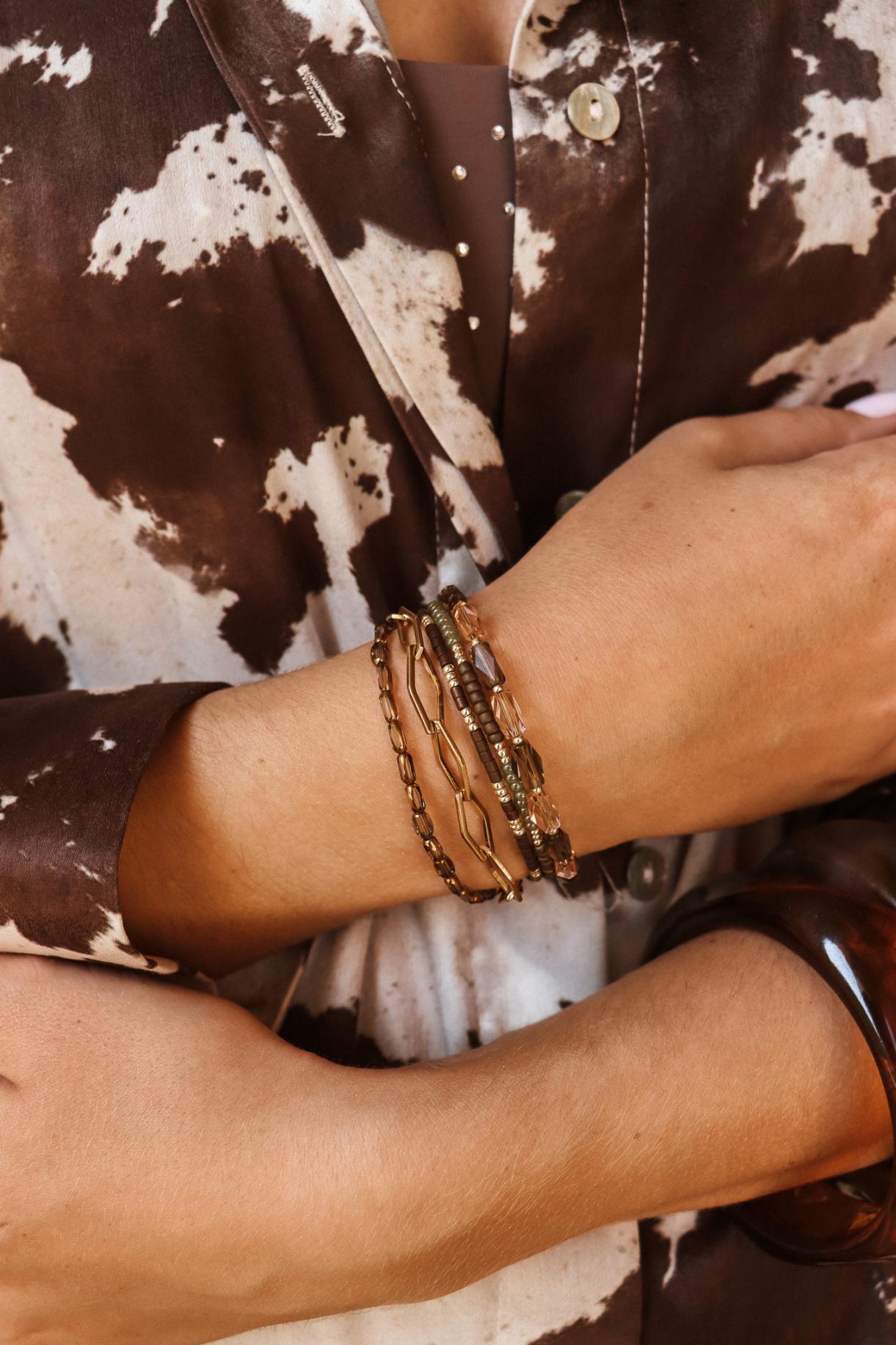 Label Kiki - wobbly bracelet gold