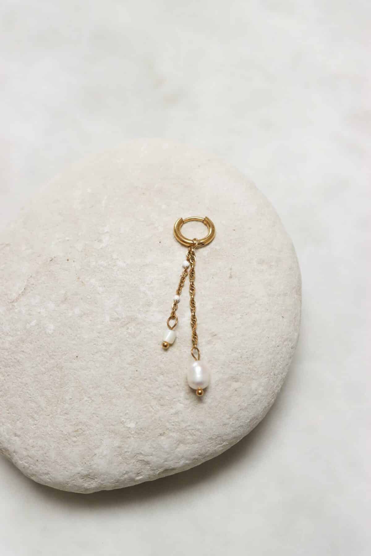 Label Kiki - mermaid tail hoop gold