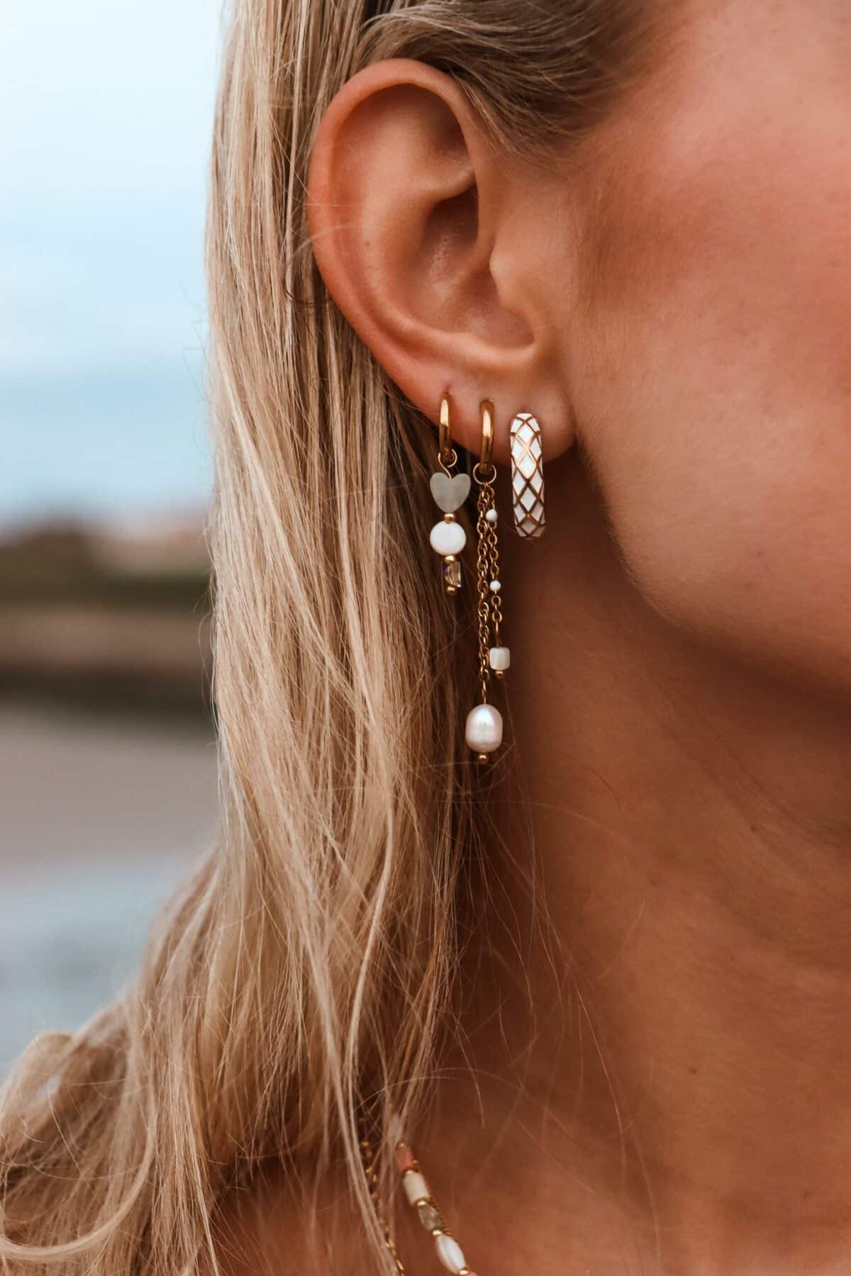 Label Kiki - mermaid tail hoop gold