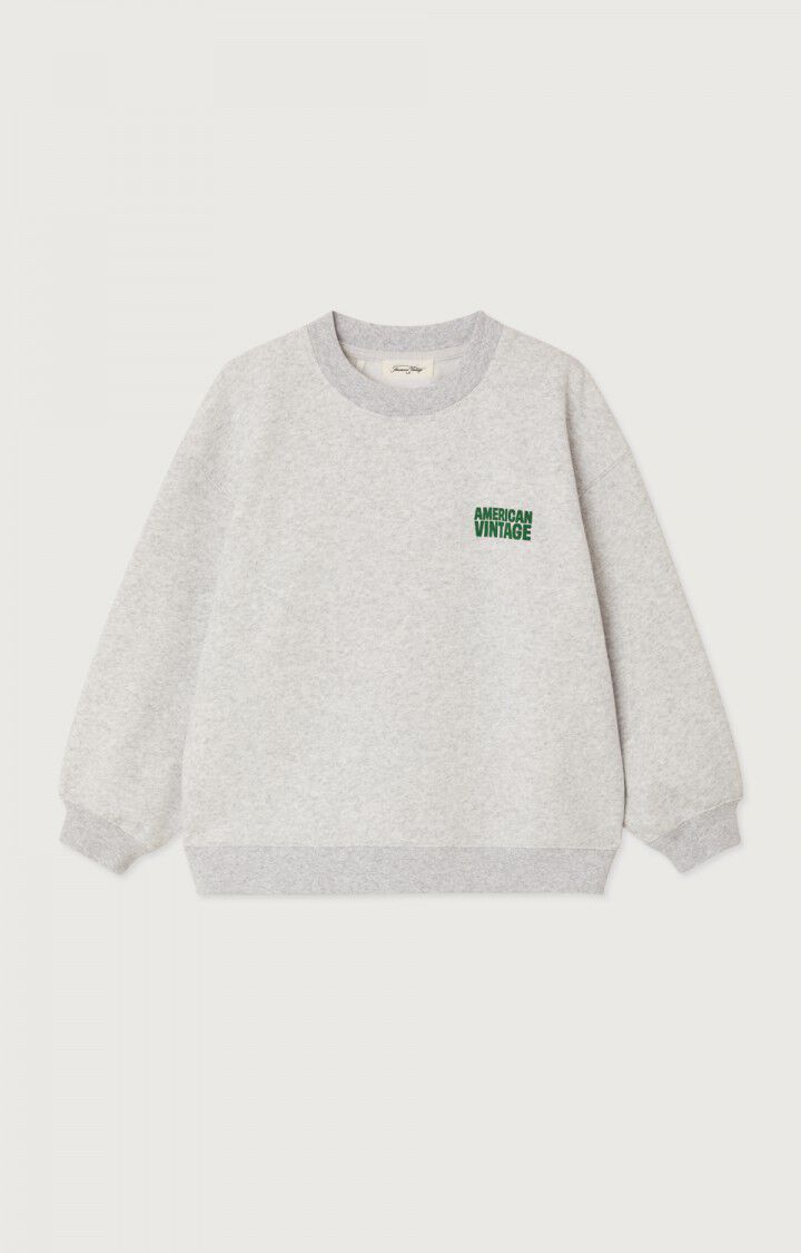 American Vintage - baptown sweater - gris chine