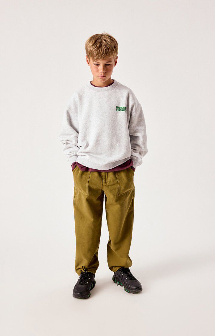 American Vintage - baptown sweater - gris chine