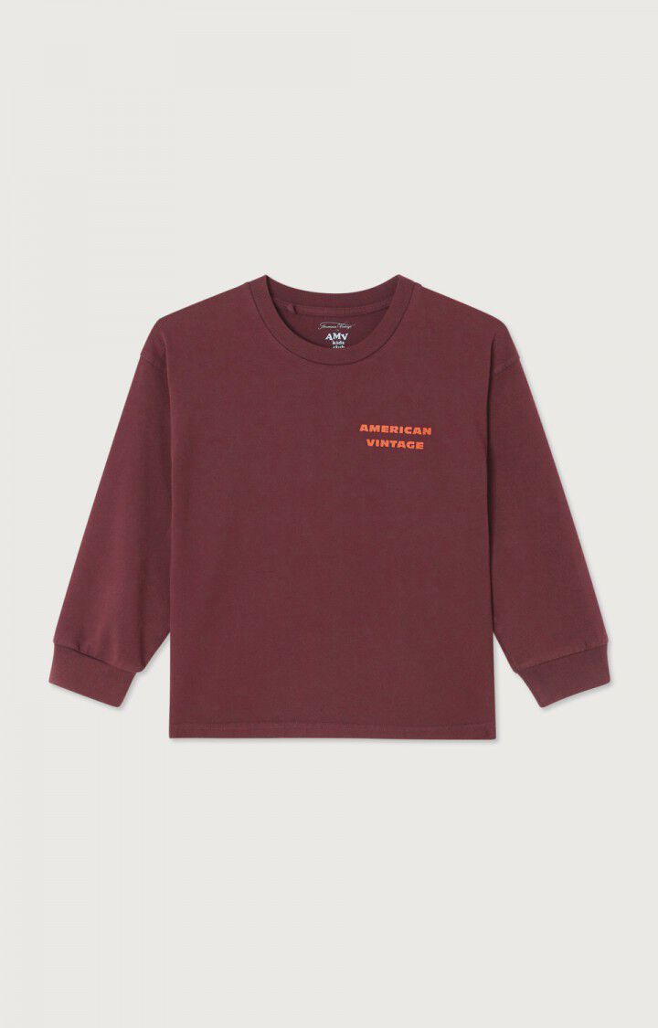 American Vintage - fizvalley tshirt - aubergine vintage
