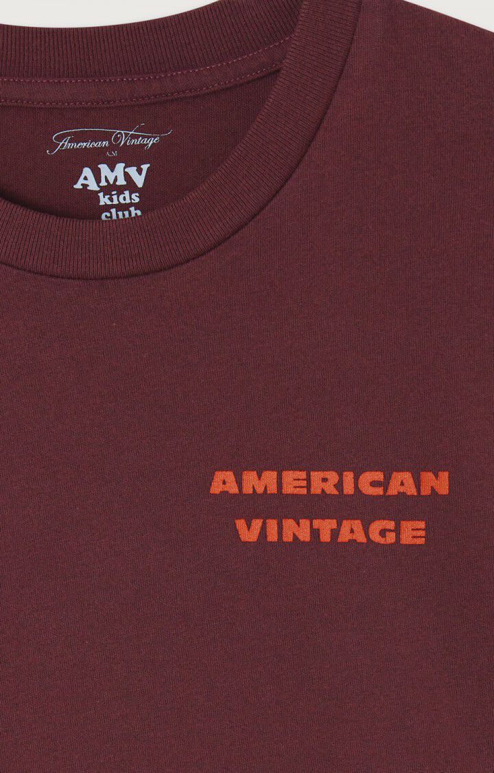 American Vintage - fizvalley tshirt - aubergine vintage