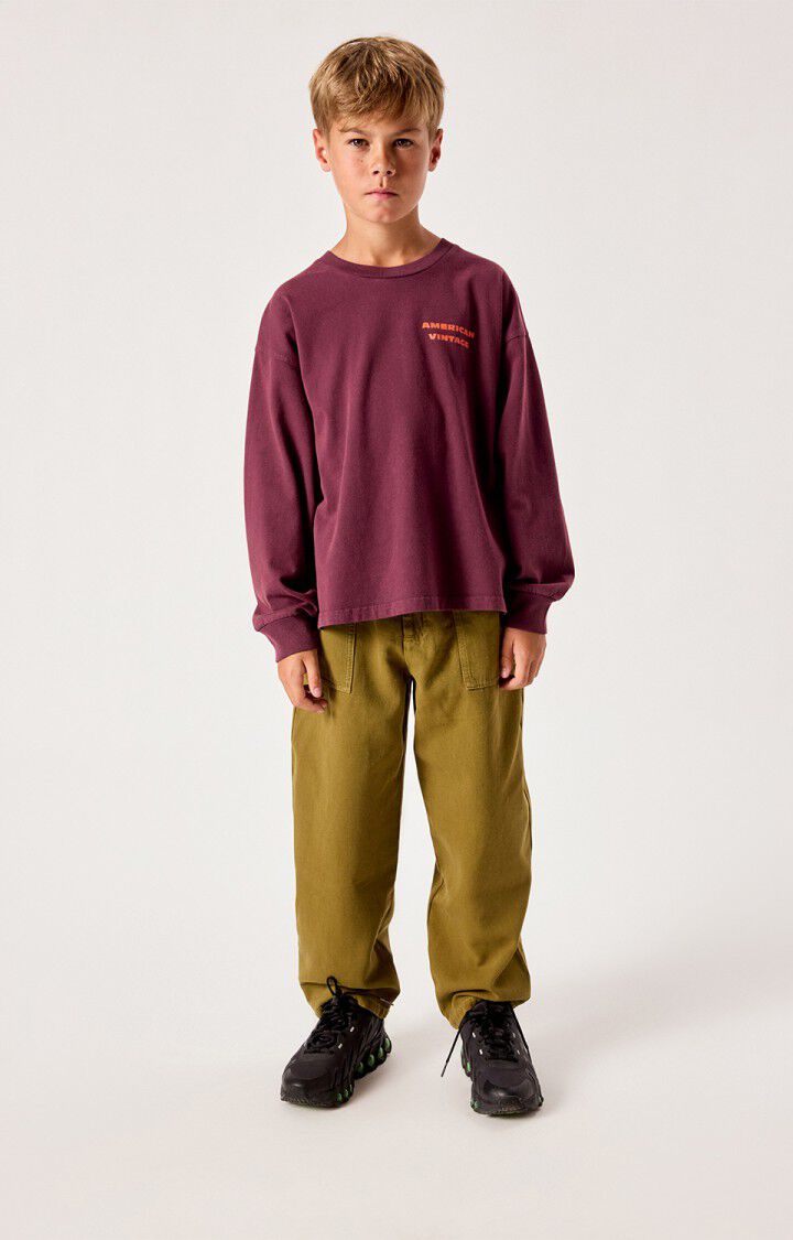 American Vintage - fizvalley tshirt - aubergine vintage