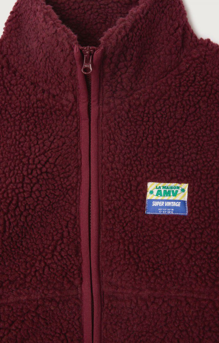 American Vintage - hoktown vest - bordeaux chine