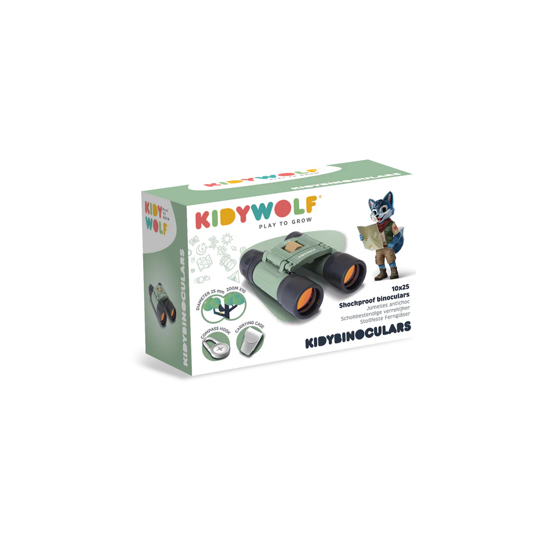 Kidywolf - kidybinoculars verrekijker - groen