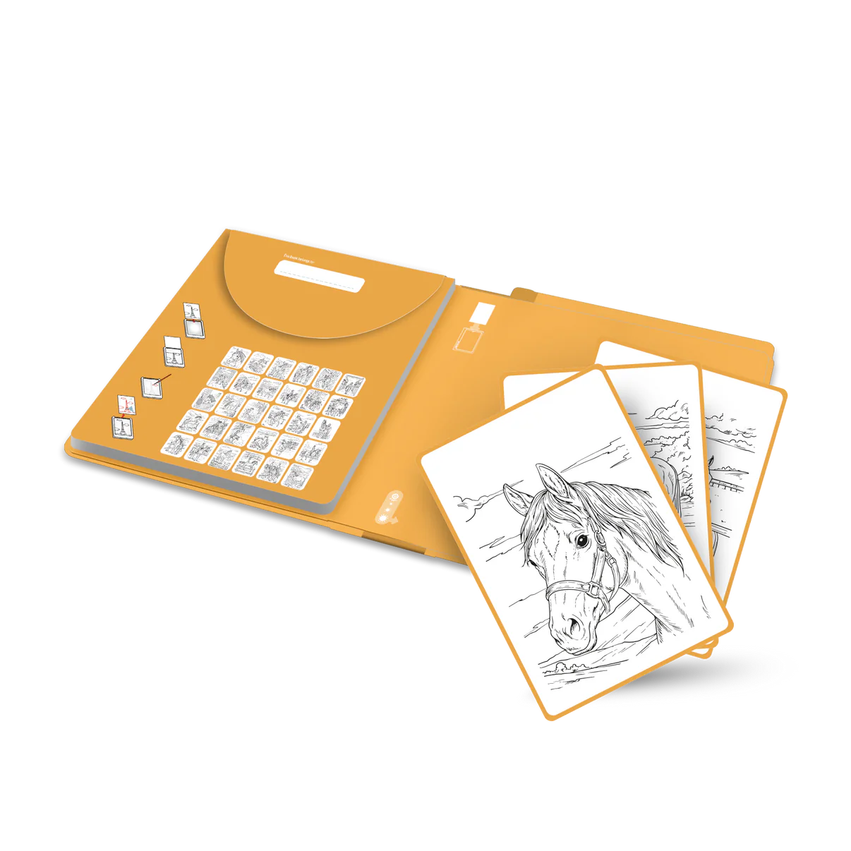 Kidywolf - kidydraw pad 8+ refill - paarden