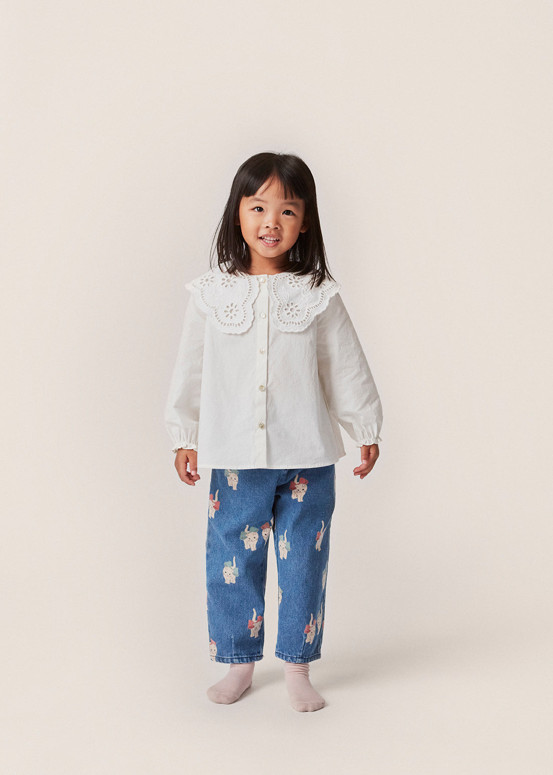 Konges Slojd - rilo collar shirt - optic white