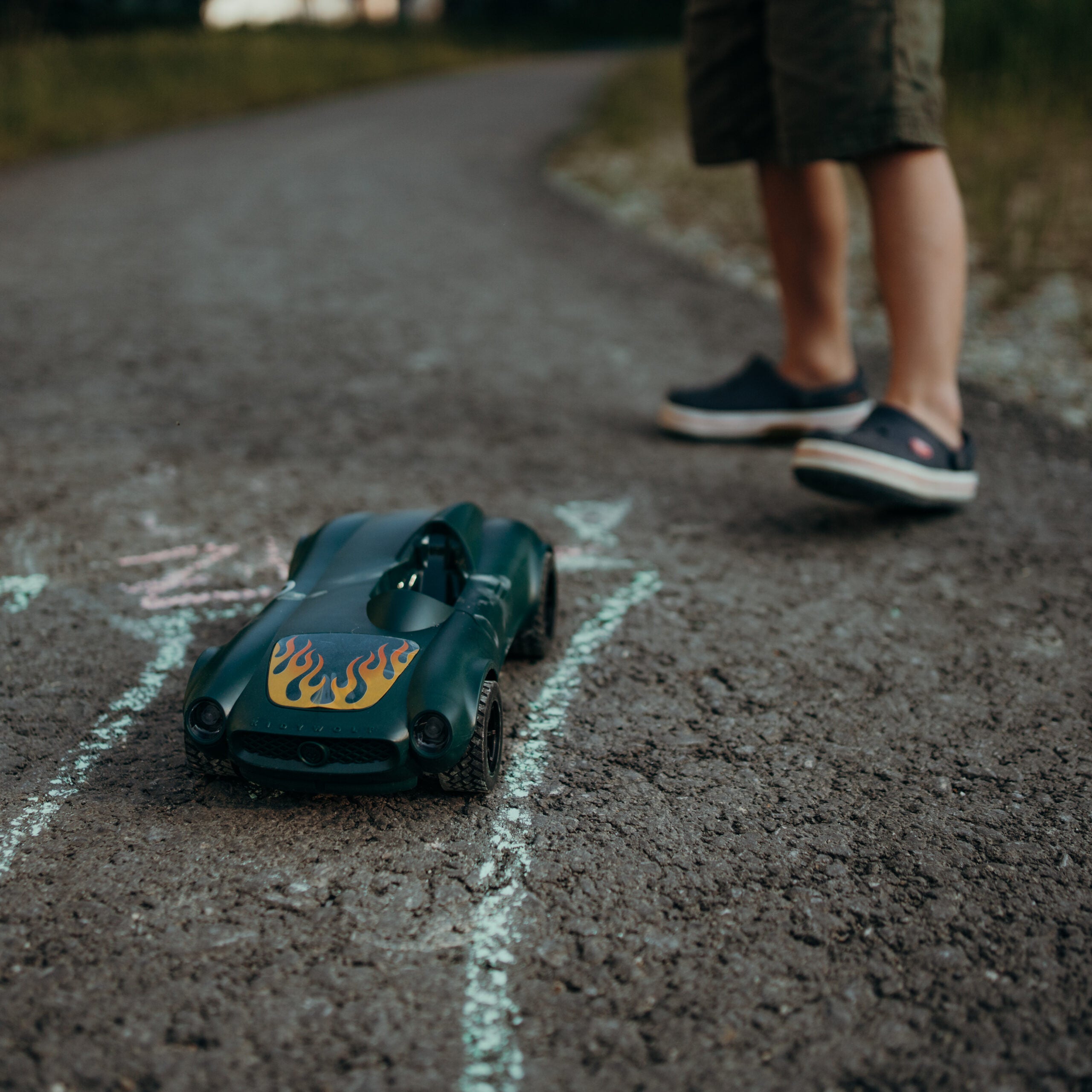 Kidywolf - kidycar afstandsbediening auto - groen