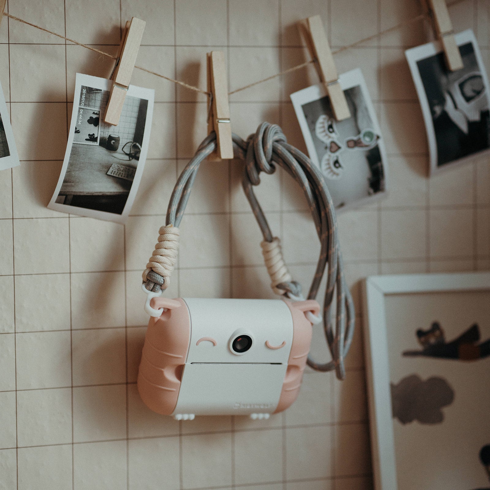 Kidywolf - kidyprint instant camera met thermische printer - peach
