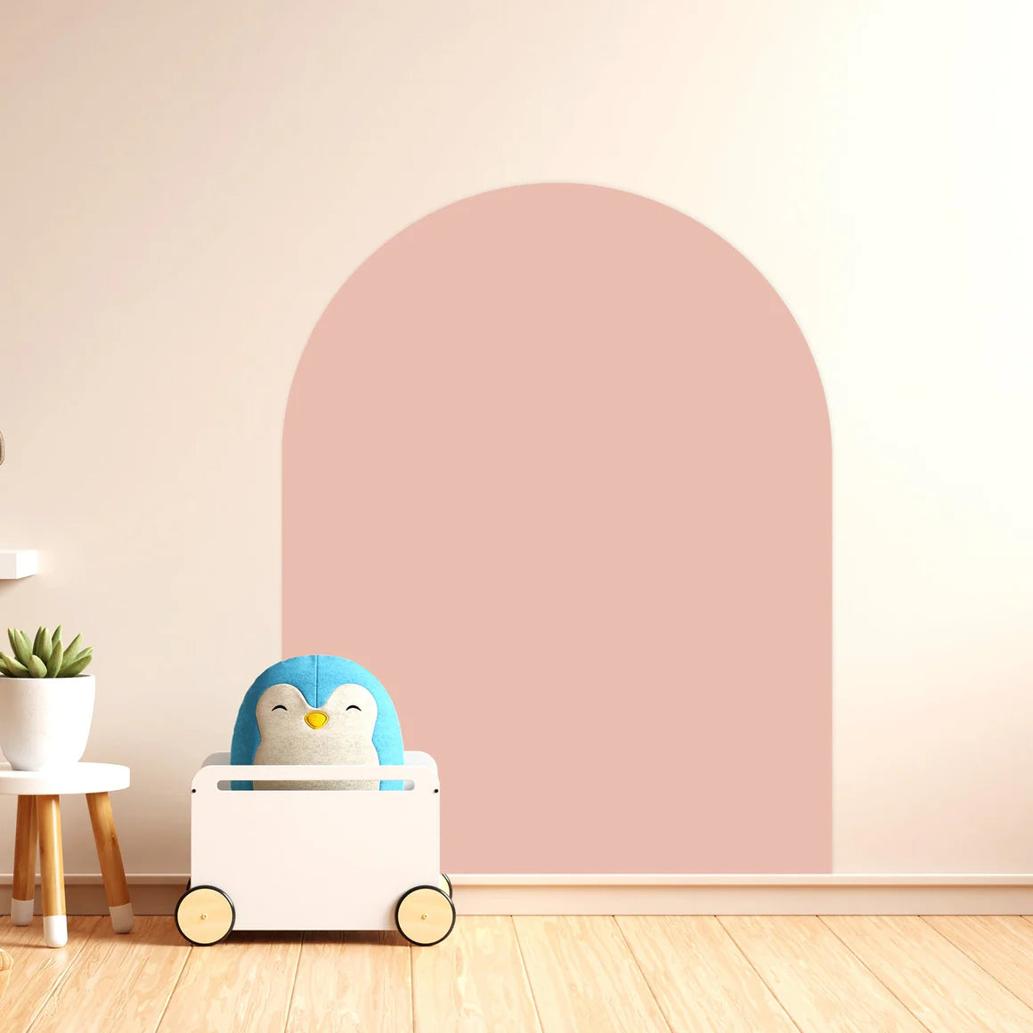 Cleverclixx - magnetic wall sticker 95x75cm - soft nude