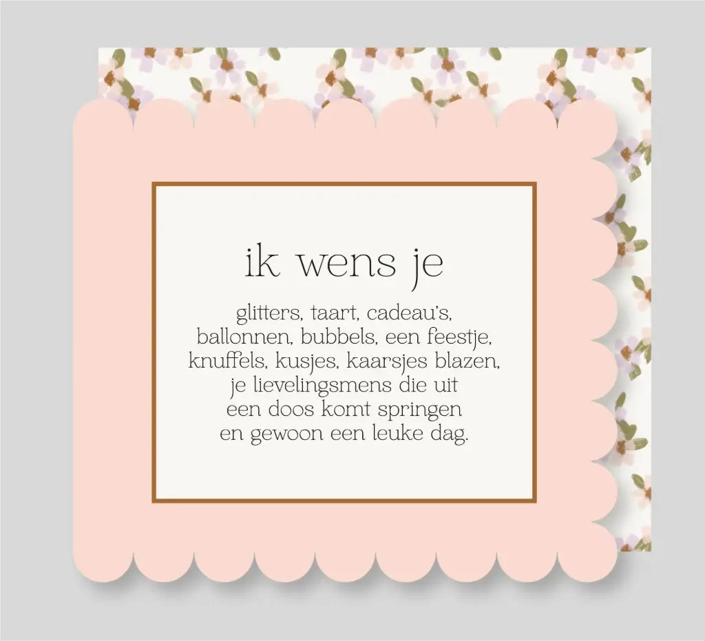 Mailbox - wenskaart - ik wens je...