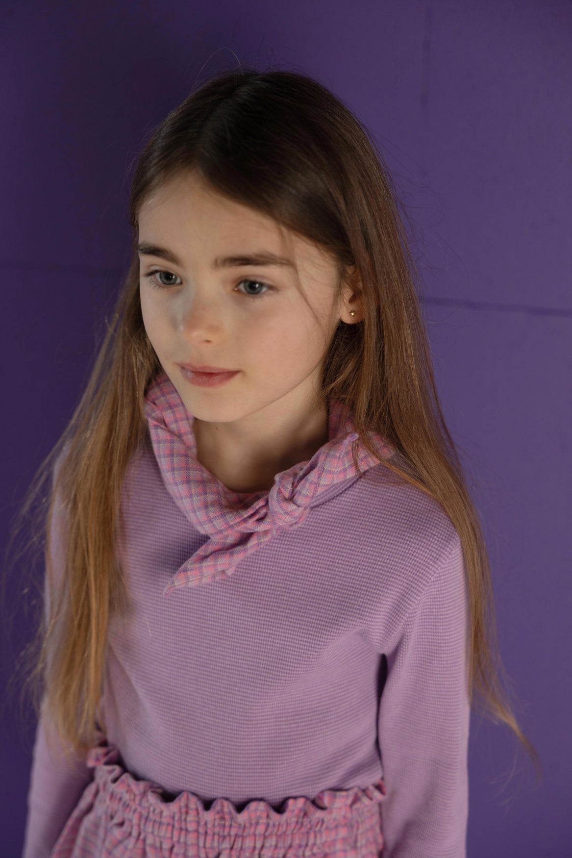 Nixnut - meis longsleeve - purple stripe