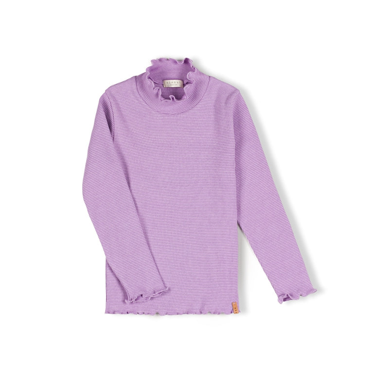 Nixnut - meis longsleeve - purple stripe
