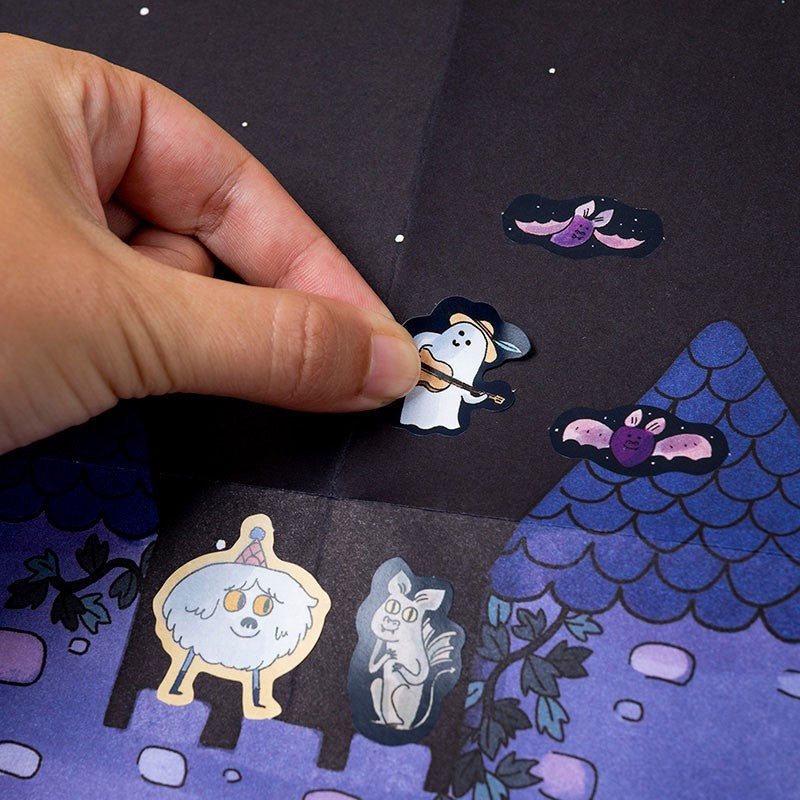 Londji - knutselspel - enchanted poster & stickers