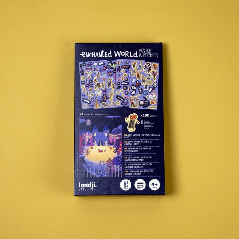 Londji - knutselspel - enchanted poster & stickers