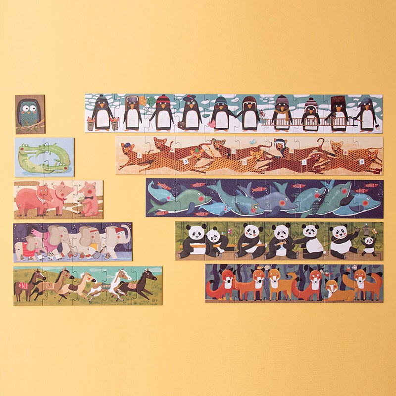 Londji - puzzel - 10 penguins
