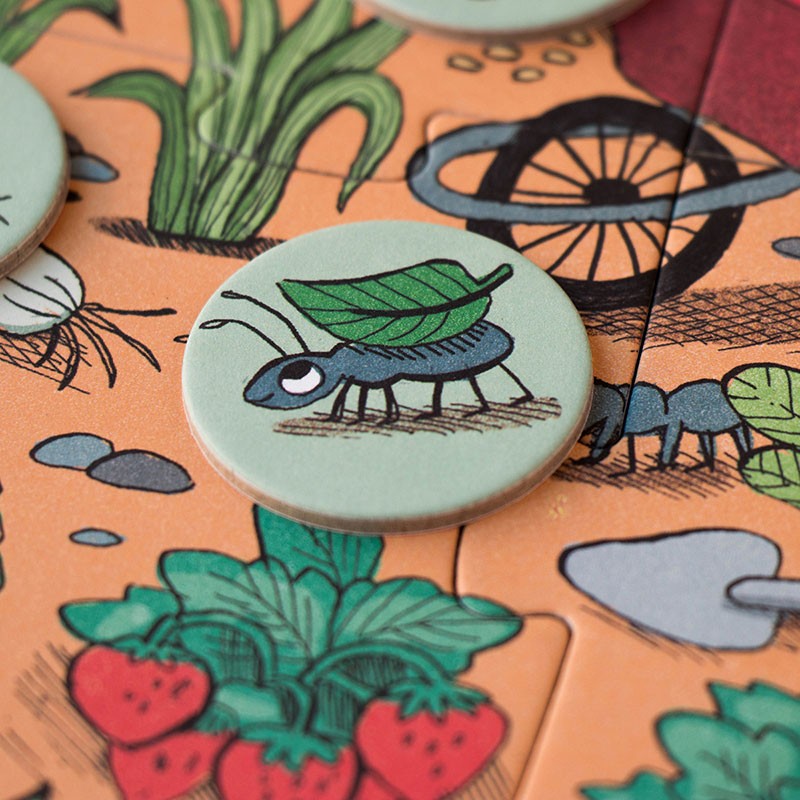 Londji - zoek en vind puzzel - rabbit's garden
