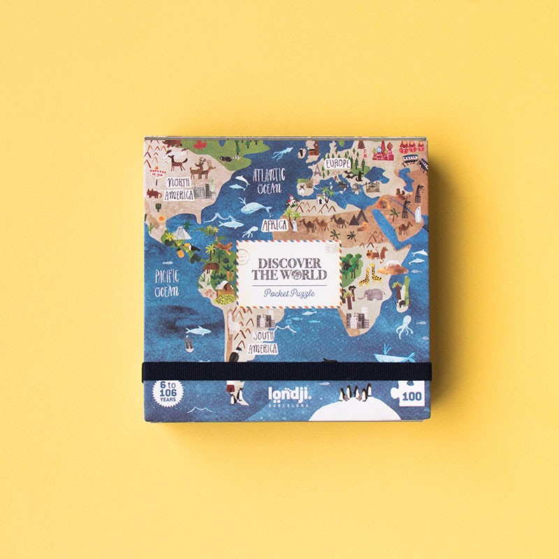 Londji - pocket puzzel - discover the world