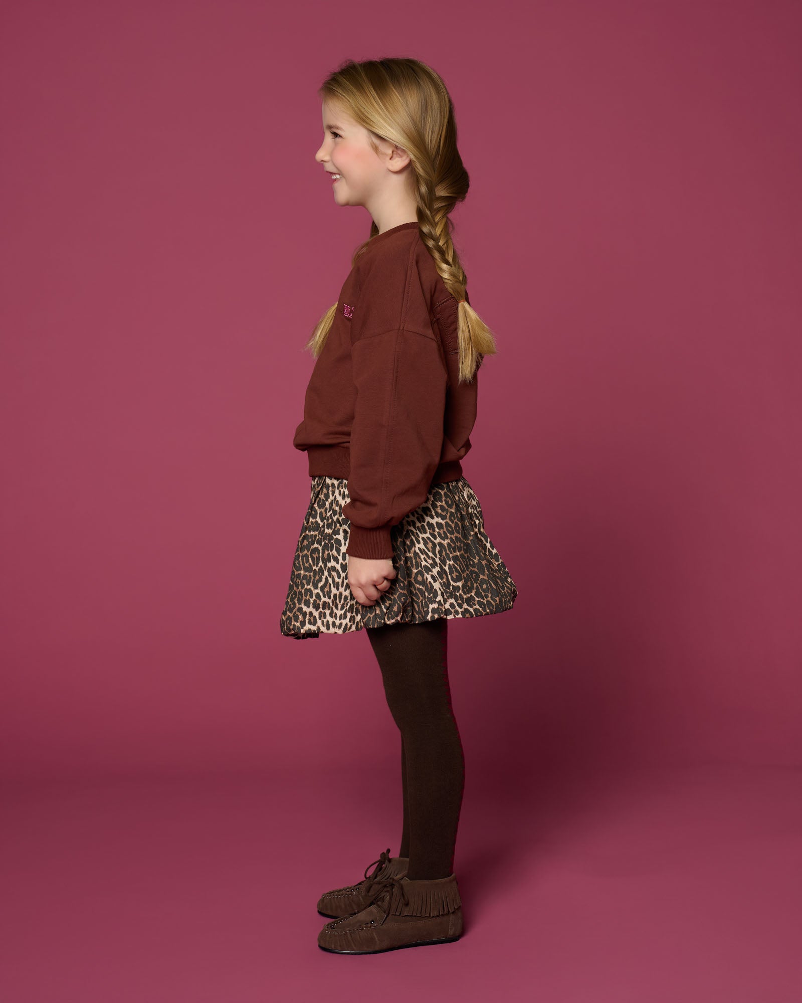 Petit Blush - luca sweater - brown
