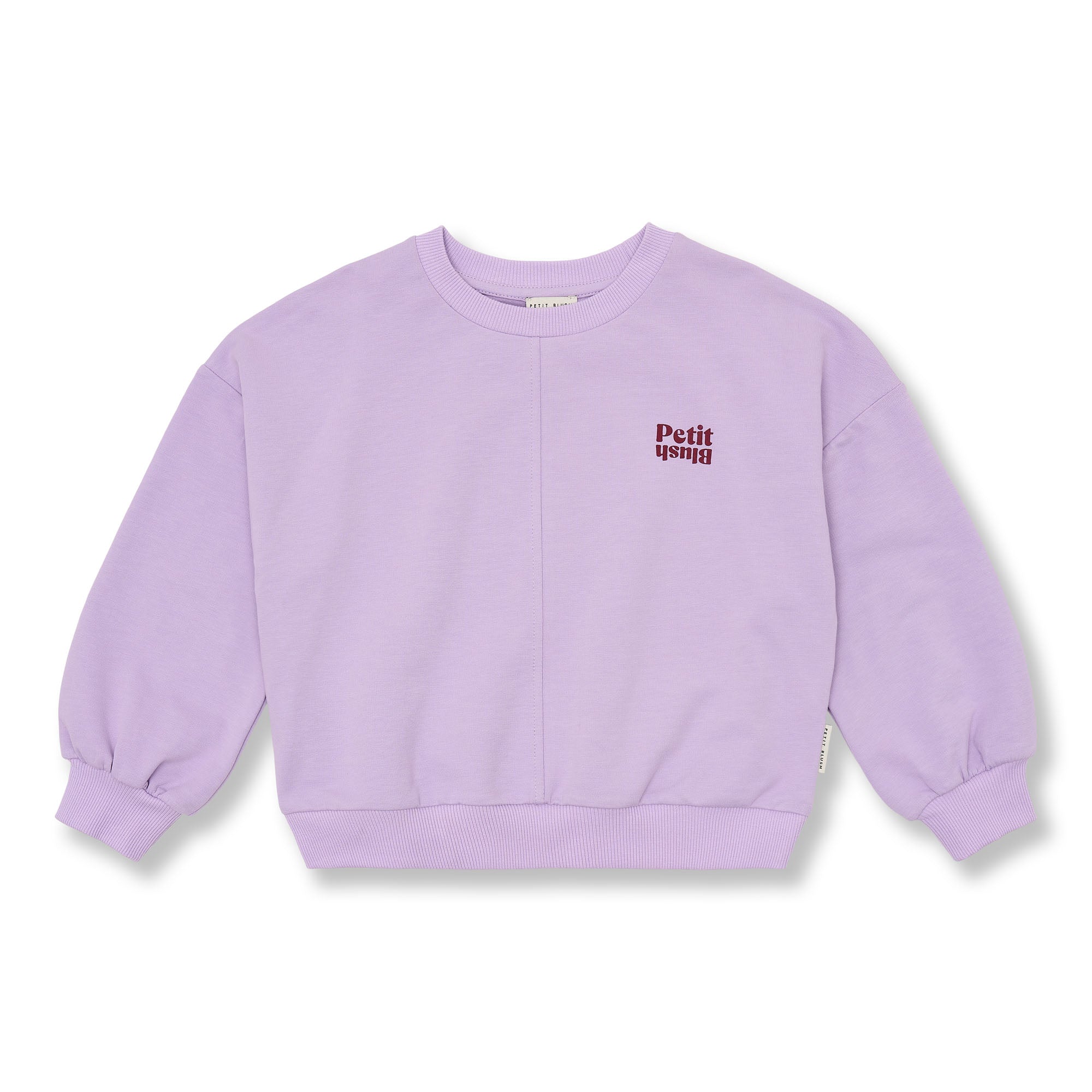 Petit Blush - luca sweater - purple rose