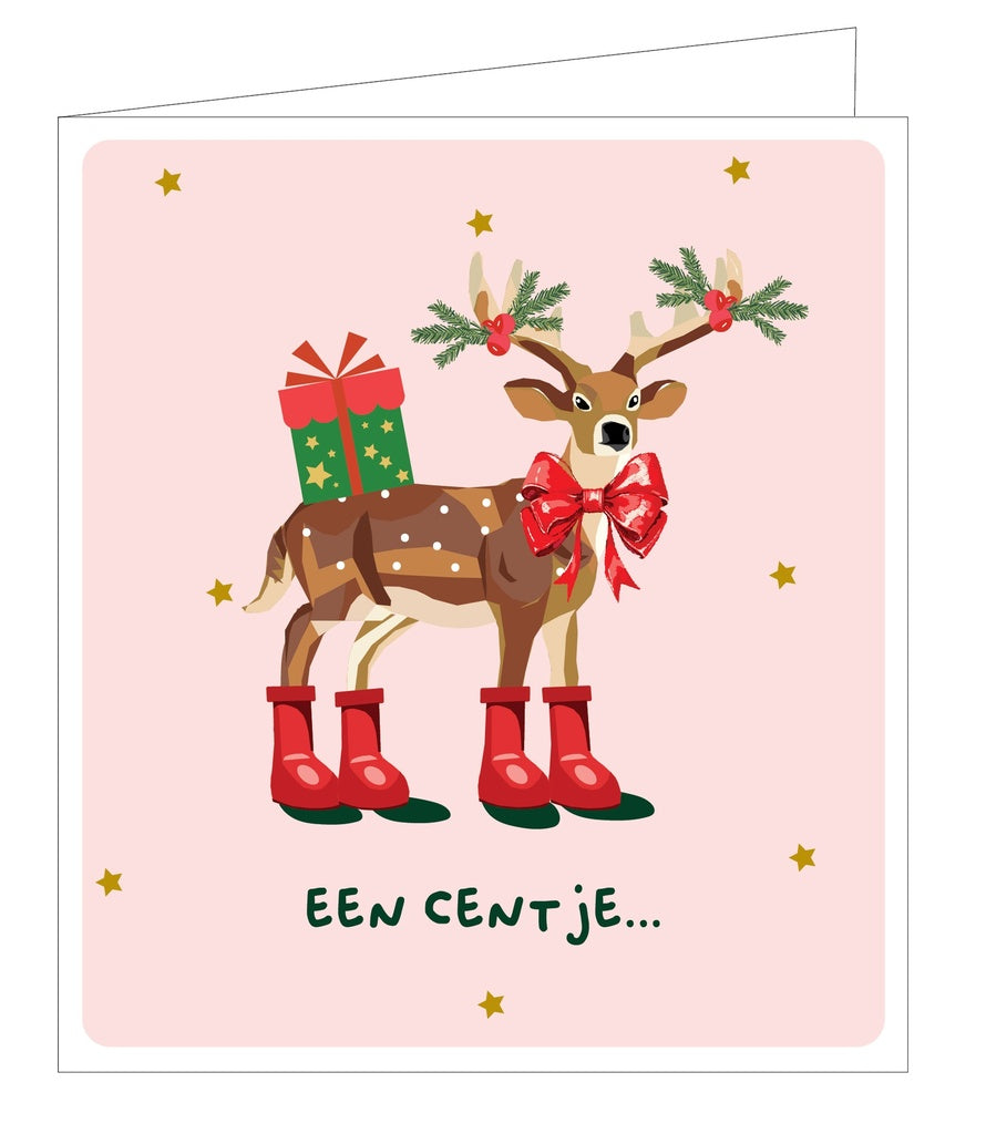 Mailbox - wenskaart - een centje...