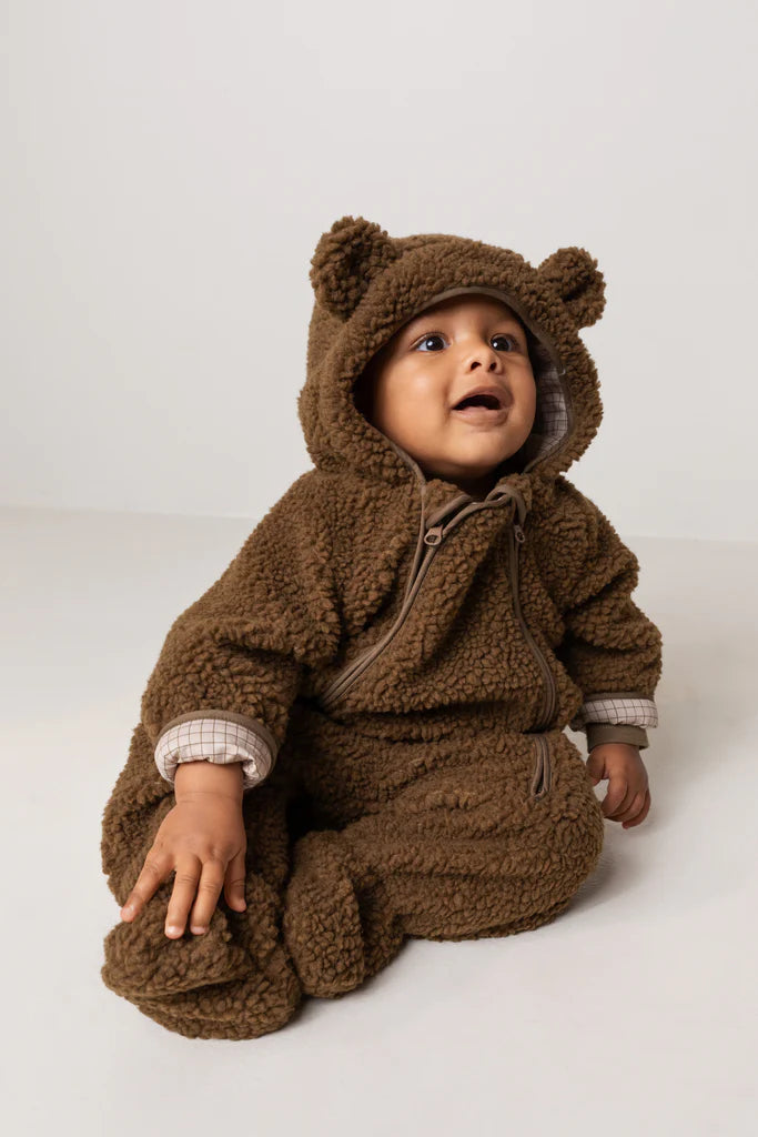 MarMar - teddybear fleece - bark