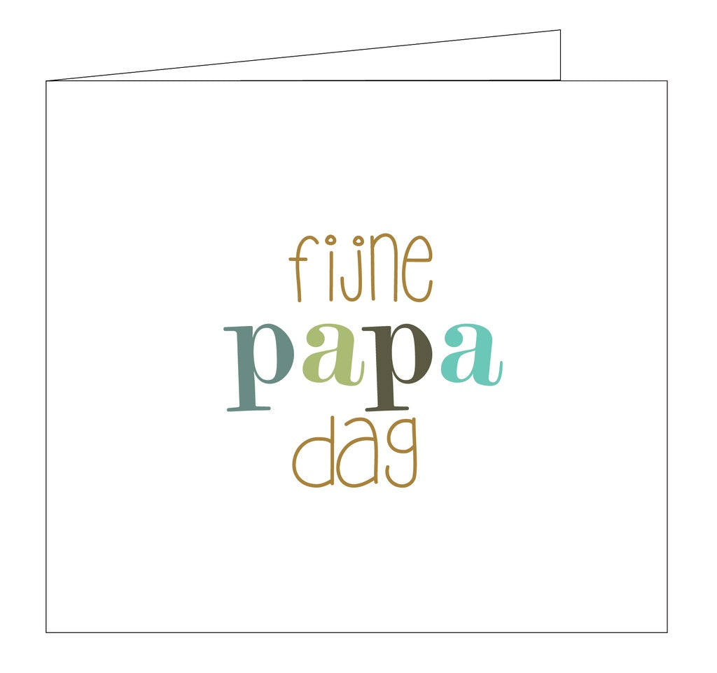 Mailbox - wenskaart - fijne papadag