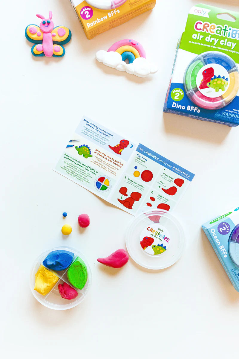 Ooly - creatives air dry clay kit - dino