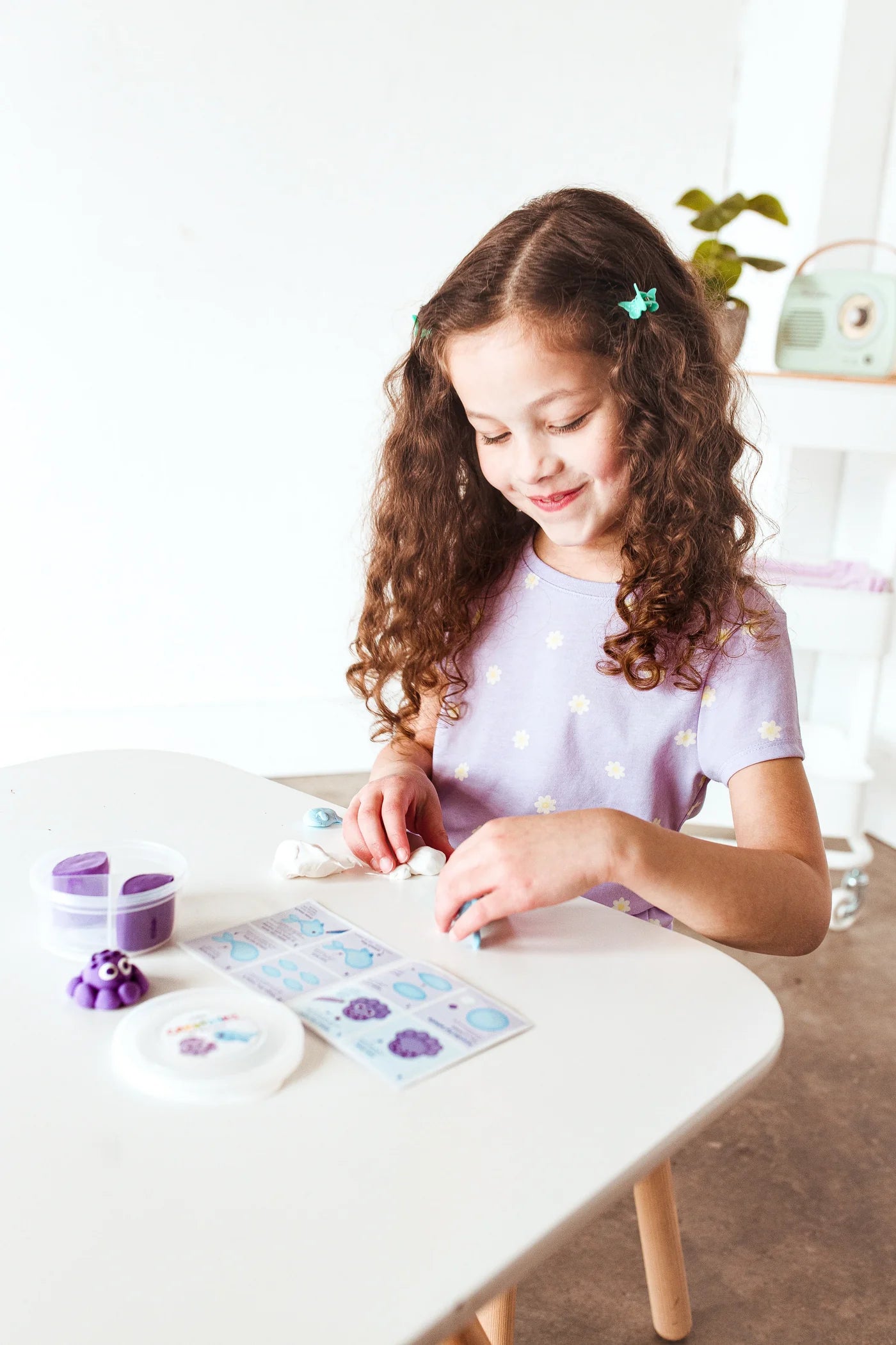 Ooly - creatives air dry clay kit - ocean