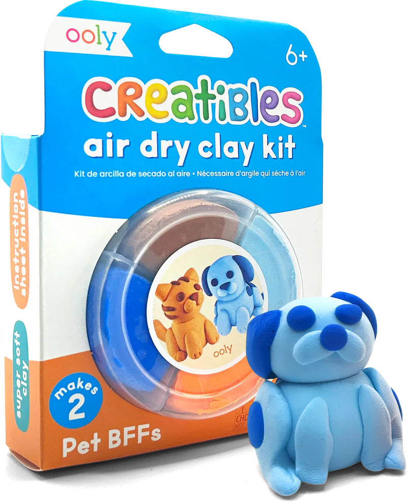 Ooly - creatives air dry clay kit - pet