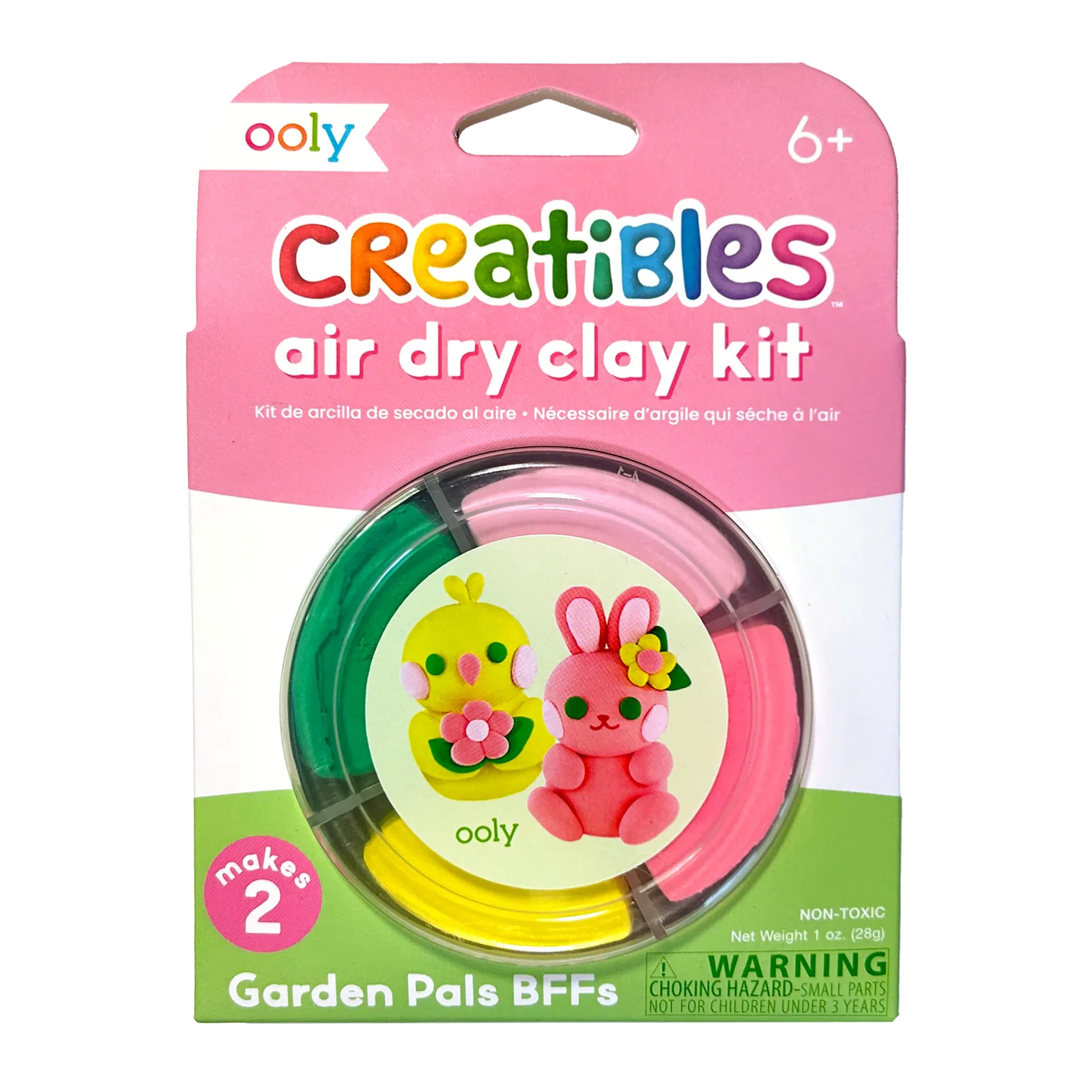 Ooly - creatives air dry clay kit - garden pals