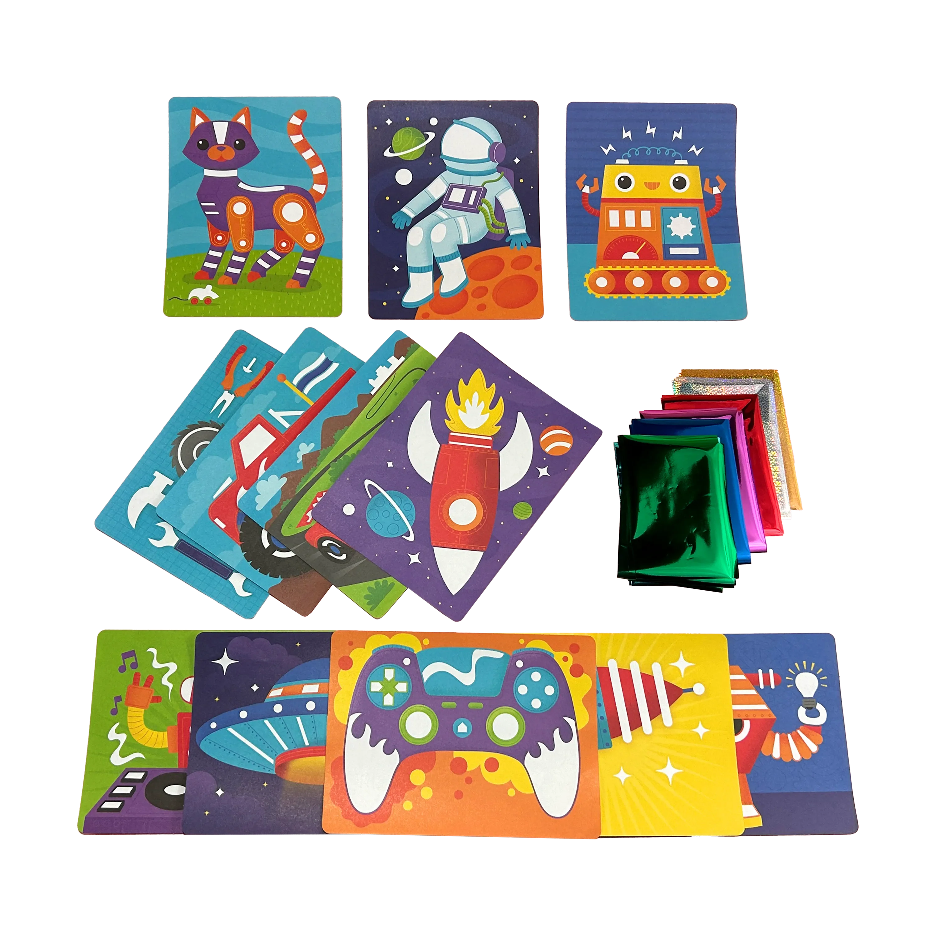 Ooly - foil-tastic folie art - gadgets and gizmos